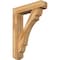 Ekena Millwork Olympic Craftsman Rough Sawn Bracket w/ Offset Brace, Western Red Cedar, 8"W x 36"D x 48"H BKT0806X36X48OLY04RWR - alternate 1
